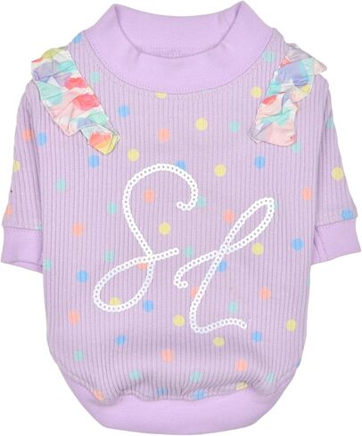 Pinkaholic New York Spring/Summer Grace Dog Shirt Trendy Fashionable Cute Dog Apparel, Green, Large in Saudi Arabia