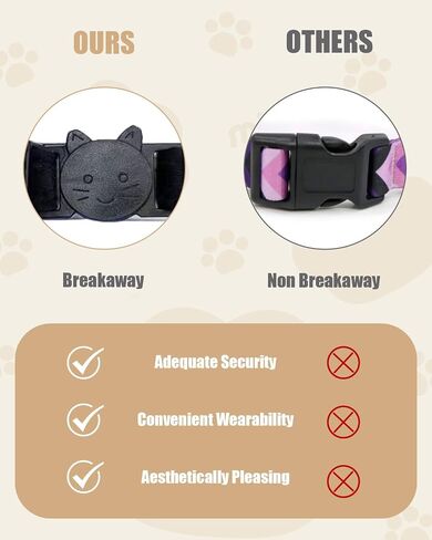 Plush Bow Tie Breakaway Cat Collar with Bells 2 Pack - Stylish Design fits Boy Cats and Girl Cats, Adjustable 7.5-12.6 inches (Black & Red) in Saudi Arabia