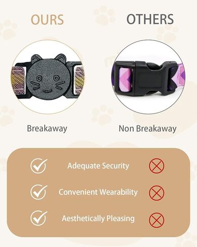 Plush Bow Tie Breakaway Cat Collar with Bells 2 Pack - Stylish Design fits Boy Cats and Girl Cats, Adjustable 7.5-12.6 inches (Black & Red) in Saudi Arabia