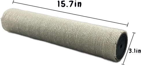 4 عبوات بديلة لعمود الخدش للقطط، 15.7 × 3.14 بوصة M8 براغي M8 شجرة الجوت للقطط خدش عمود إعادة ملء أجزاء القطب، أعمدة خدش DIY لبرج شجرة القطط (الجوت) in Kuwait