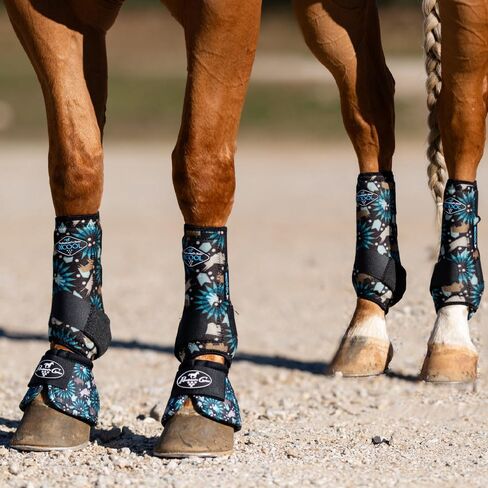 Professional's Choice 2XCOOL Sports Medicine Horse Boots | Protective & Breathable Design for Ultimate Comfort, Durability & Cooling in Active Horses | 4 Pack in Kuwait