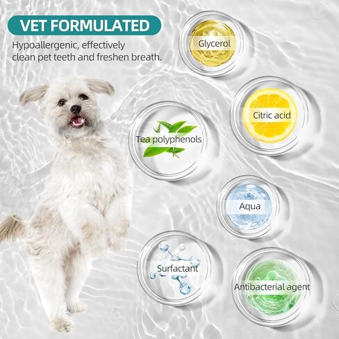 Dog Teeth Cleaning Dental Wipes - Reduces Plaque & Freshens Breath Finger Wipes, Disposable Gentle Cleaning & Gum Care Pet Wipes - 50 PCS in Kuwait