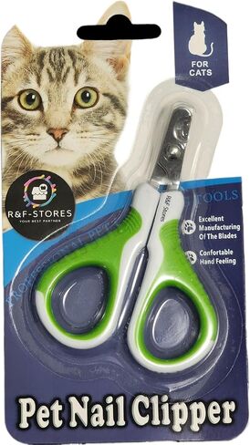 R&F Stores Pet Nail Clipper, Grooming tool, Professional Pet Nail Clipper Suitable for Large to Medium Dogs, Cats, Rabbits and Guinea Pigs - Safety Lock & Protective Guard to Avoid Over Cutting. in Saudi Arabia