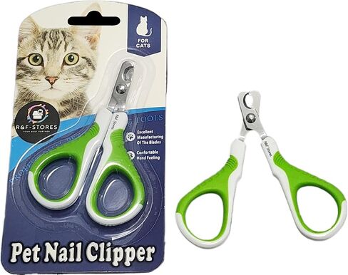 R&F Stores Pet Nail Clipper, Grooming tool, Professional Pet Nail Clipper Suitable for Large to Medium Dogs, Cats, Rabbits and Guinea Pigs - Safety Lock & Protective Guard to Avoid Over Cutting. in Saudi Arabia