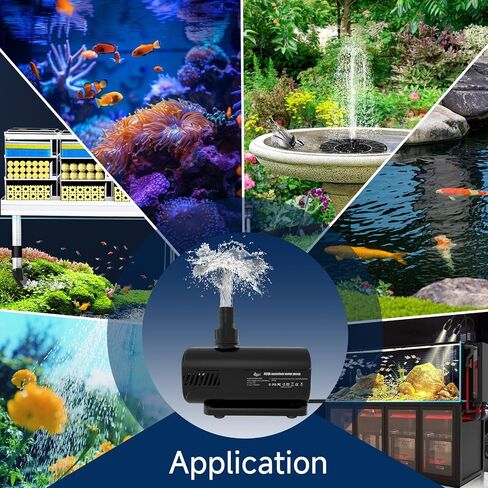 مضخة مياه حوض السمك AQQA، مضخة إرجاع يمكن التحكم بها مع شاشة LCD، وضع التدفق المستمر + وضع صنع الموجة + وضع التغذية، مضخة غاطسة ومضمنة مضخة بركة للمياه العذبة المالحة (25 واط) in Kuwait