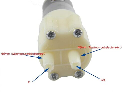 CHANCS 385 Diaphragm Self-priming Pump DC 24V Motor Shock Absorption Water Pumps for Most DIY Projects in Saudi Arabia