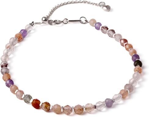 Vintage Real Natural Ruby Bracelet 0.12x0.12″ Round Shape Gemstone 925 Sterling silver Overlay Handmade Cuff Crystal Jewelry in Kuwait