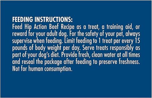 Zuke's Hip Action Dog Treats, Beef Recipe, Natural & Tender Dog Treats with Hip & Joint Support, Dog Treats for Adult Dogs 6 Ounce (Pack of 3) in Saudi Arabia