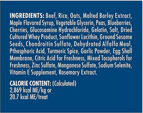 Zuke's Hip Action Dog Treats, Beef Recipe, Natural & Tender Dog Treats with Hip & Joint Support, Dog Treats for Adult Dogs 6 Ounce (Pack of 3) in Saudi Arabia
