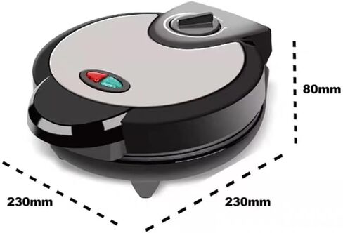 Heart Waffle Irons,Waffle Maker Non-Stick for Easy Cleanup, 5-Slice Heart Waffle Sandwich Maker, Breakfast Machine,Indicator Lights, Cool Touch Handle, 1000W Heating Fast, Silver & Black in Saudi Arabia