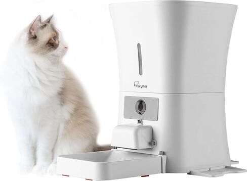 SKYMEE 8L WiFi Pet Feeder Automatic Food Dispenser for Cats & Dogs - 1080P Full HD Pet Camera Treat Dispenser with Night Vision and 2-Way Audio, Wi-Fi Enabled App for iPhone and Android in Saudi Arabia