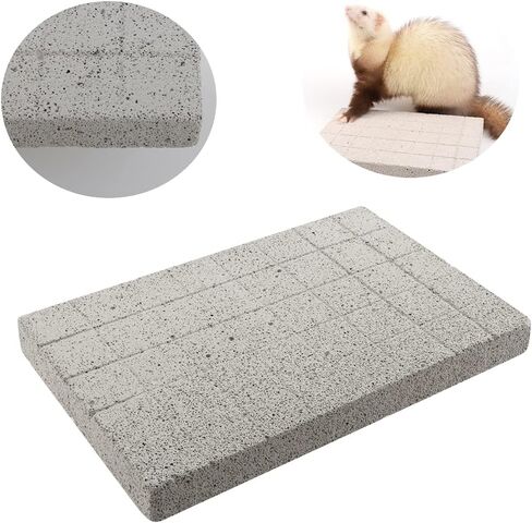 VTurboWay أرنب طحن وسادة مخلب الحمم طحن الأسنان حجر مضغ لعبة وسادة القدم للأرنب أرنب شينشيلا خنزير غينيا توتورو القنفذ الهامستر القوارض الحيوانات الصغيرة in Kuwait
