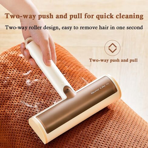 Pet Hair Remover- Reuseable Hair Roller for Dog & Cat, Couch, Furniture, Carpet and Bedding, Self-Cleaning, No Adhesive or Sticky Tape Needed,Portable Lint Rollers - Perfect Dog Fur Remover Tool in Saudi Arabia