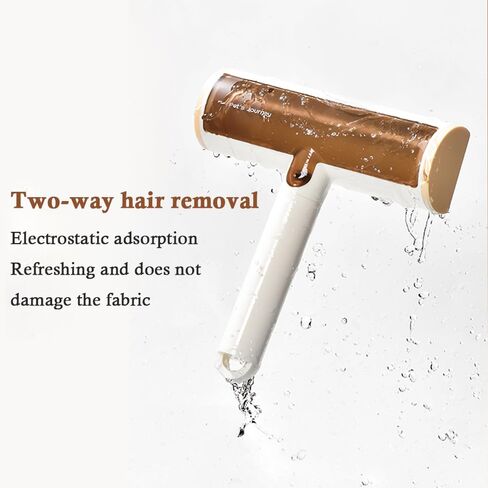 Pet Hair Remover- Reuseable Hair Roller for Dog & Cat, Couch, Furniture, Carpet and Bedding, Self-Cleaning, No Adhesive or Sticky Tape Needed,Portable Lint Rollers - Perfect Dog Fur Remover Tool in Saudi Arabia
