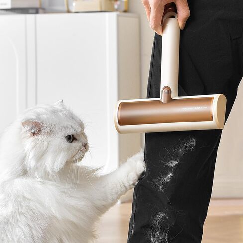 Pet Hair Remover- Reuseable Hair Roller for Dog & Cat, Couch, Furniture, Carpet and Bedding, Self-Cleaning, No Adhesive or Sticky Tape Needed,Portable Lint Rollers - Perfect Dog Fur Remover Tool in Saudi Arabia