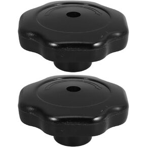 2pcs 19cm Pressure Cooker Knob Plastic Stove Knobs Pot Lid Replacement Knob for Kitchen Cookware Casserole Glass Saucepan Kettle Black