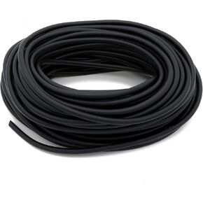 100 Ft Aquarium Airline Flexible Tubing, Hydroponic Air Pump Tubing Standard Soft Airline Tubing Hose (Black 100 ft)