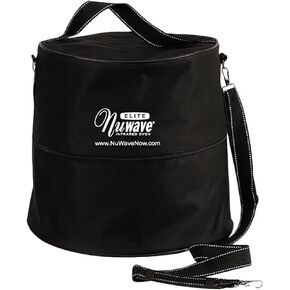 NuWave Elite Carrying Case, Brio Air Fryer, Primo Grill Oven & Nutri-Pot Digital Pressure Cooker, Medium, Black