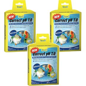 Tetra Correct pH Tablets - 24 Tablets Total (3 Packs with 8 Tablets per Pack)