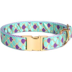 Pet Supplies, (Glory Mermaid) Cat Collar, Dog Collar, Cat Leash, Dog Leash, Small Dog Collar, Medium Dog Collar, Large Dog Collar (Pet Collar, XS)