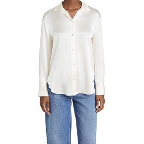 Vince Women's Collar Stand Blouse