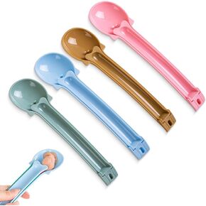 Cat Strip Feeder, Cat Strip Squeeze Spoon Cat Treat Feeding Spoon Multifunctional Pet Spoon for Lickable Wet Cat Treats Pet Liquid Snack Feeding(4 Pcs) in Kuwait