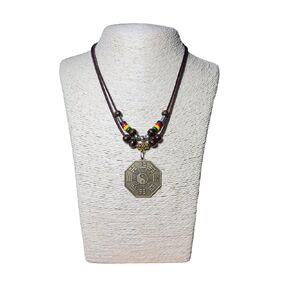 LAVIP Sea Turtle Yin Yang Necklace Ying Yang Pendant Tai-chi Symbol Tao Necklace Feng Shui Necklace (Yin Yang Double Layers)