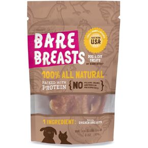 Bare Breast All Natural Chicken Jerky 6oz, Made in USA