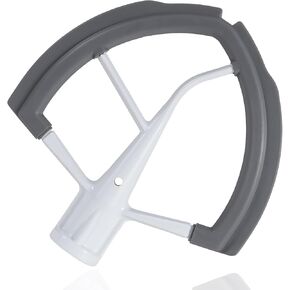 6QT Flex Edge Beater for KitchenAid Bowl-Lift Stand Mixer,6 Quart Flat Beater Paddle with Flexible Silicone Edge Bowl Scraper