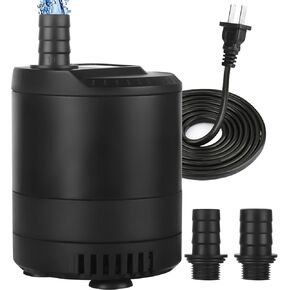 35W 581GPH Submersible Water Pump,Ultra Quiet Aquarium Water Pump, Fish Tank Fountain Pond with 8.2ft Power Cord and Adjustable Switch for Fish Tank, Pond, Hydroponics