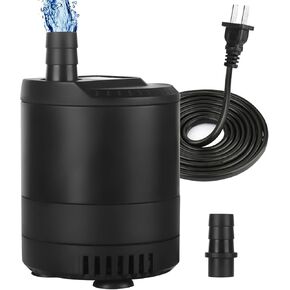 35W 581GPH Submersible Water Pump,Ultra Quiet Aquarium Water Pump, Fish Tank Fountain Pond with 8.2ft Power Cord and Adjustable Switch for Fish Tank, Pond, Hydroponics