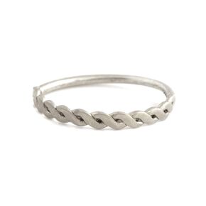 Unique Nose Ring, Sterling Silver Braided Nose Hoop Piercing, Indian Style, 20g Nose Ring, Handmade Jewelry