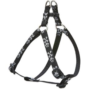 LupinePet Originals 1/2" Bling Bonz 12-18" Step In Harness for Small Dogs