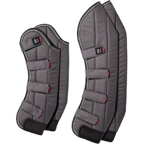 HORZE B Vertigo Wellington Shipping Boots (Set of 4) - Anthracite Grey - Horse
