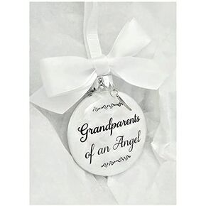 Memorial Christmas Ornament Grandparents of an Angel In Memory of Baby Grandchild Loss Sympathy Gift M