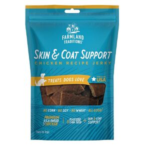 Farmland Traditions Skin & Coat Chicken Recipe Dog Jerky (14 ounce)
