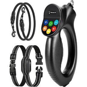 Dog Shock Collar - 3300Ft Dog Training Collar with Remote, Innovative Tension Sensing Function, 2 Modes and 9 Levels of 3 Stimuli to Train Dog's Behavior, Suitable for All Breeds of Dogs