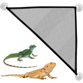 Bearded Dragon Hammock Reptile Breathable Mesh Bed for Lizard Leopard Gecko Chameleon Snakes