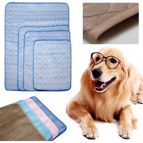 Pet Self-Cooling Pad, Pet Self-Cooling Mat, Summer Ice-Cooling Bed Mat for Cats, Summer Ice-Cooling Bed Mat for Dogs, Portable & Washable Pet Cooling Mat