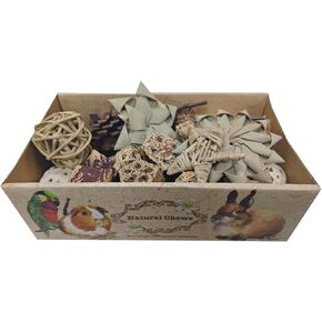 Bird Foraging Shredding Chew Toys Box,Parrot Foraging Shredding Chew Toys Box for Cockatiels, Conures, Caiques, Parakeet, Love Birds, Budgies, Other Parrots Breeds and Birds Breeds