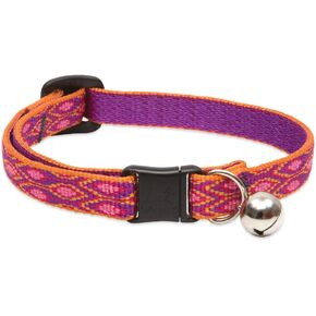 LupinePet Originals 1/2" Alpen Glow Cat Safety Collar with Bell , 8-12"