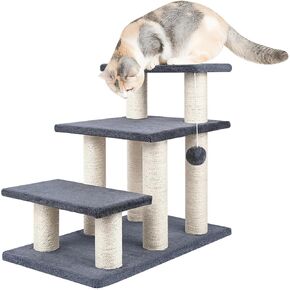 Cat Scratching Post Sisal Cat Stair Grey
