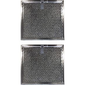 Replacement Aluminum Microwave Filters Compatible With Samsung DE63-00666A - 6-3/8 X 6-7/8 X 3/32 inches - (2 Pack)