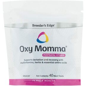 Revival Animal Health Breeder's Edge Oxy Momma- Nursing & Recovery Supplement- 40ct Meat Treats (Packaging May Vary)