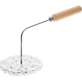 Lurrose Pizzelle Iron s s Star Waffle Moulds