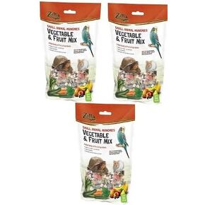 (3 Pack) Reptile Food Munchies Vegetable & Fruit Mix, 4 Ounces Each