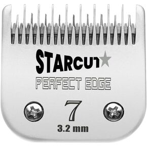 Detachable Dog, Cat, and Horse Pet Professional Grooming Clipper Replacement Blades, Compatible with Most A5 Andis, Oster, Wahl Series Clippers, Made of Stainless Steel. (#7 1/8" (3.2mm))