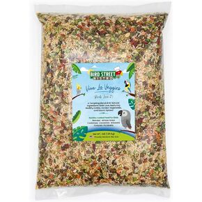 Parrot Food - Parakeet Food - Cockatiel Food - Bird Food - Cooks in 3-15 min with Natural & Organic Grains - Legumes - Non-GMO Fruits, Vegetables, & Health Orientated Spices