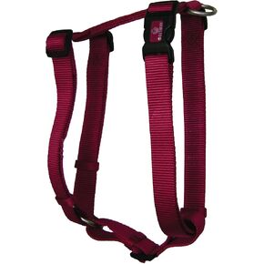Hamilton Pet & Equine Hamilton B CFA LGRS Adjustable Comfort Dog Harness Fits Chest Size 30 to 40-Inch with Brushed Hardware Ring, Large, Raspberry