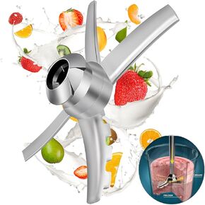 Replacement Paddle Blade Compatible with Ninja NC500 Series Ice Cream Makers, Stainless Steel Mixing Blade Paddle Replacement for Ninja Creami NC501 CN501CO NC500C NC501C NC501H